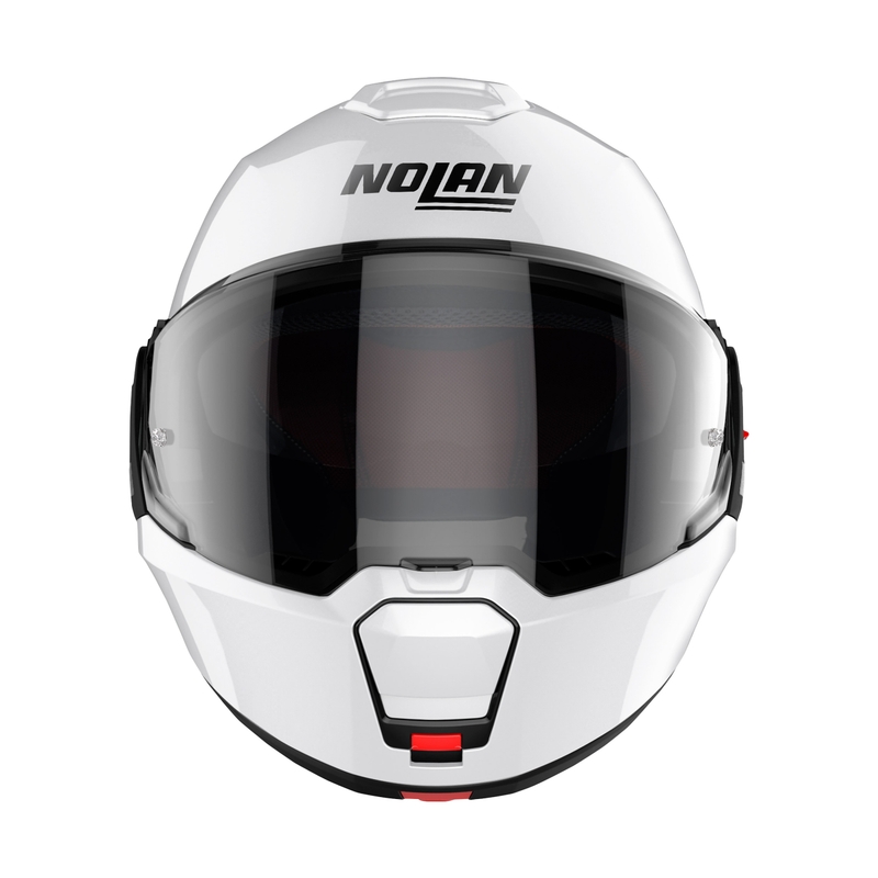Kask motocyklowy typu flip-up Nolan N120-1 Classico N-com biały