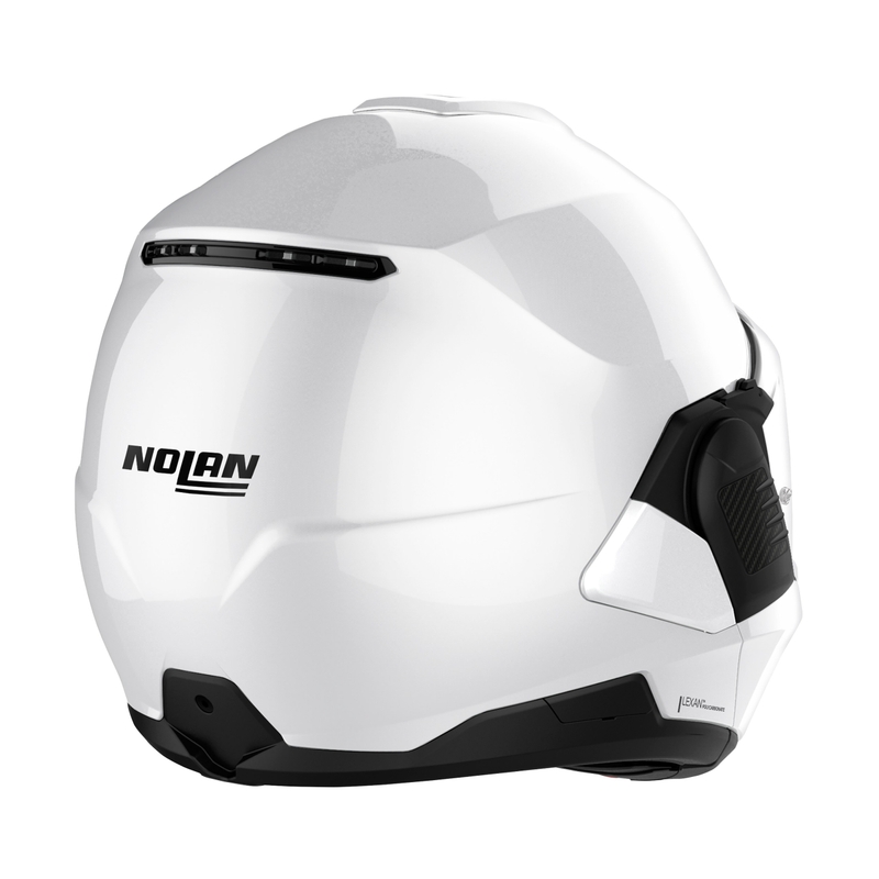 Kask motocyklowy typu flip-up Nolan N120-1 Classico N-com biały