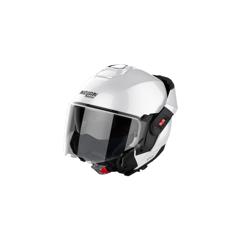 Kask motocyklowy typu flip-up Nolan N120-1 Classico N-com biały