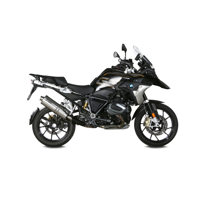 Silencer STORM OVAL Stainless Steel for BMW R 1250 GS 2019-2023, BMW R 1250 GS Adventure 2019-2023