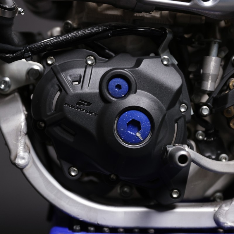 Clutch and ignition cover protector kit POLISPORT black