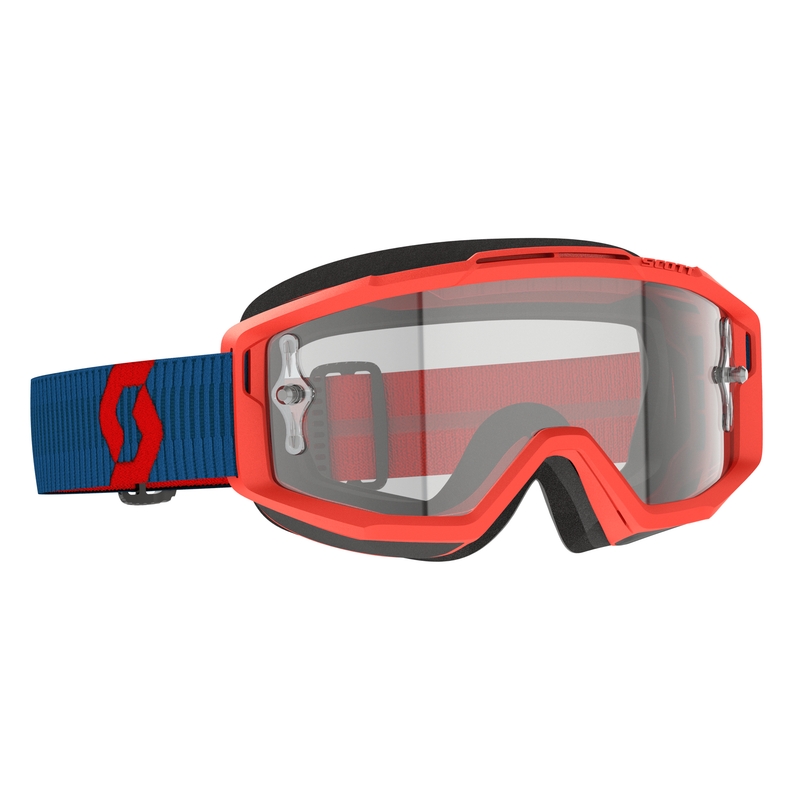 Gogle motocrossowe SCOTT Split OTG niebiesko-fluo-czerwone