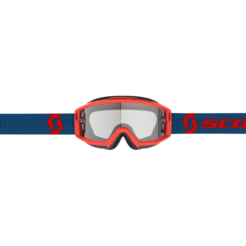 Gogle motocrossowe SCOTT Split OTG niebiesko-fluo-czerwone