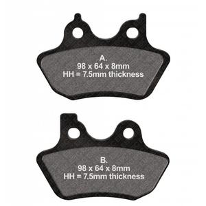 Brake pads EBC EPFA400HH