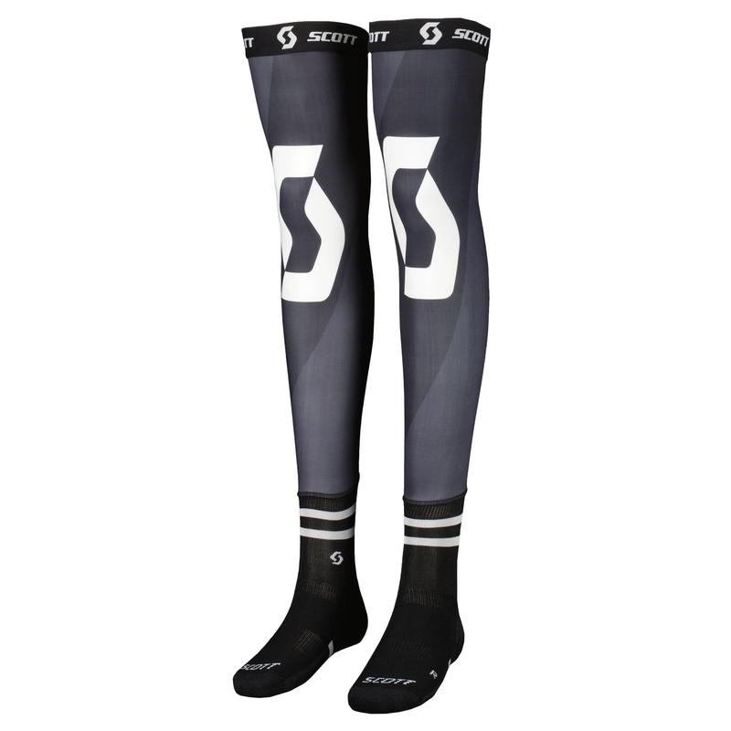 Podkolanówki SCOTT Knee Brace czarno-białe