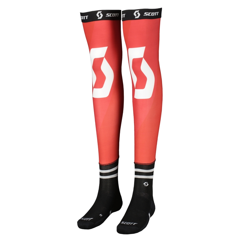 Czerwone podkolanówki SCOTT Knee Brace