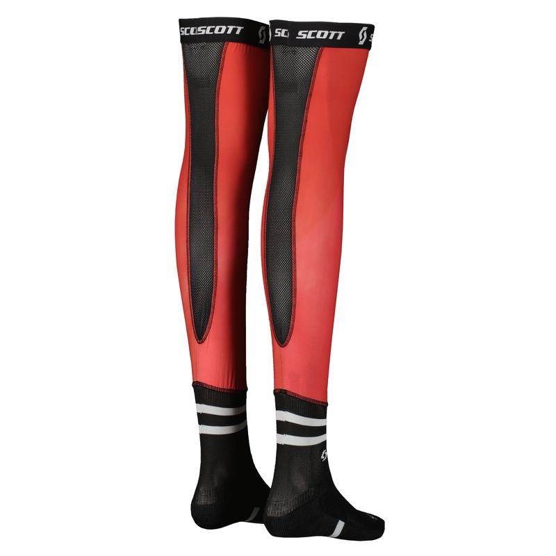 Czerwone podkolanówki SCOTT Knee Brace