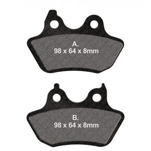 Brake pads EBC FA434HH
