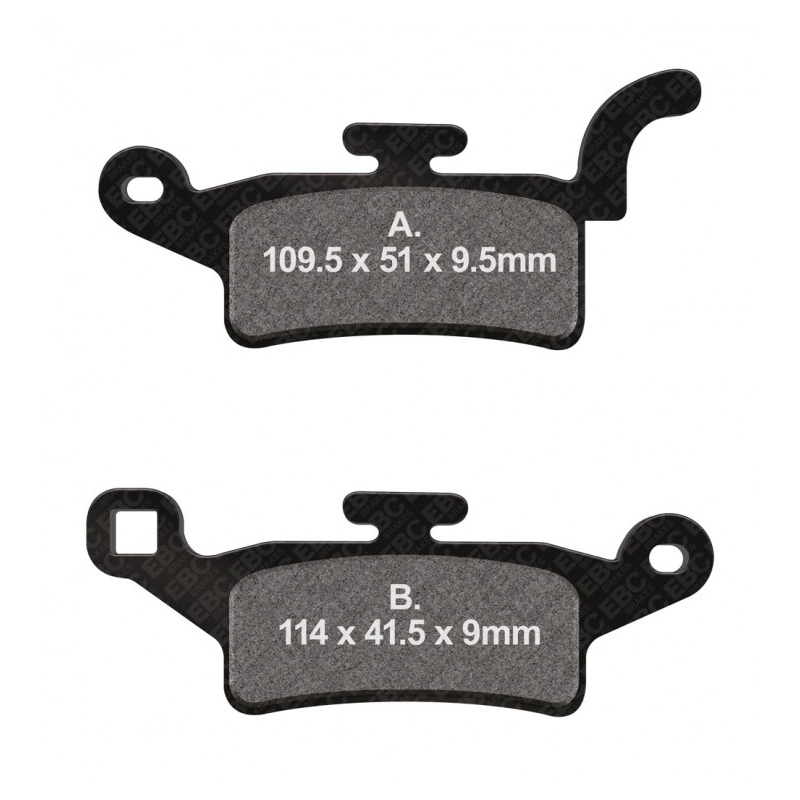 Brake pads EBC for YAMAHA YW 125 BWS  2010-2015, YAMAHA Xenter 125 2012-2020