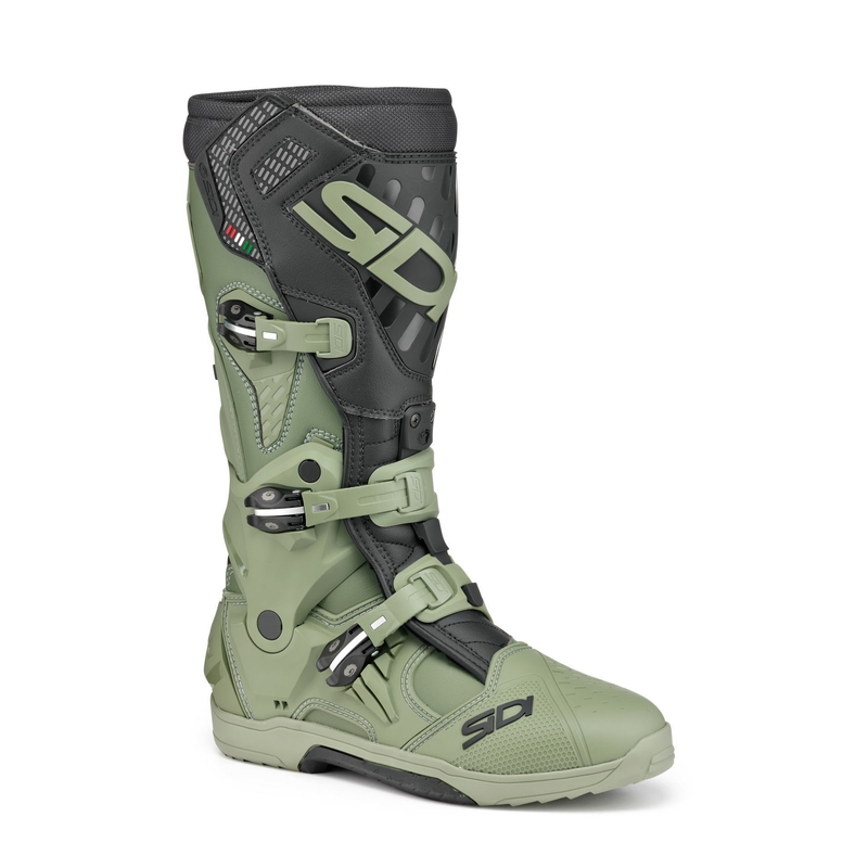 Buty motocyklowe SiDi Crossair zielono-czarne