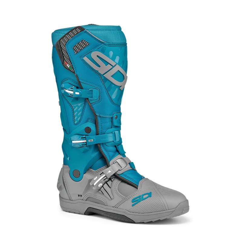 Buty motocyklowe SiDi Crossair szaro-niebieskie
