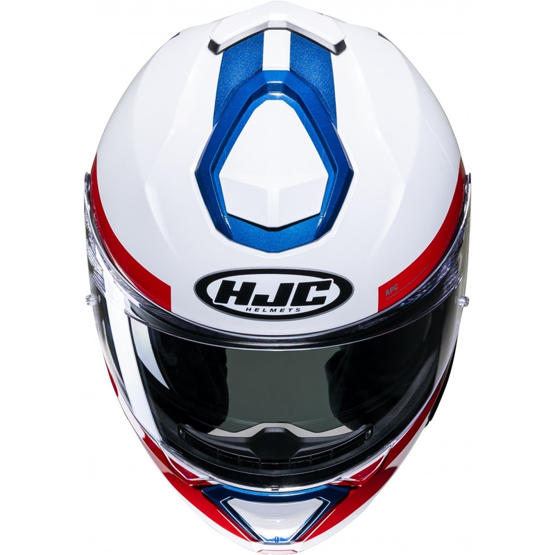 Kask składany HJC i91 Bina MC21 biało-niebiesko-czerwony