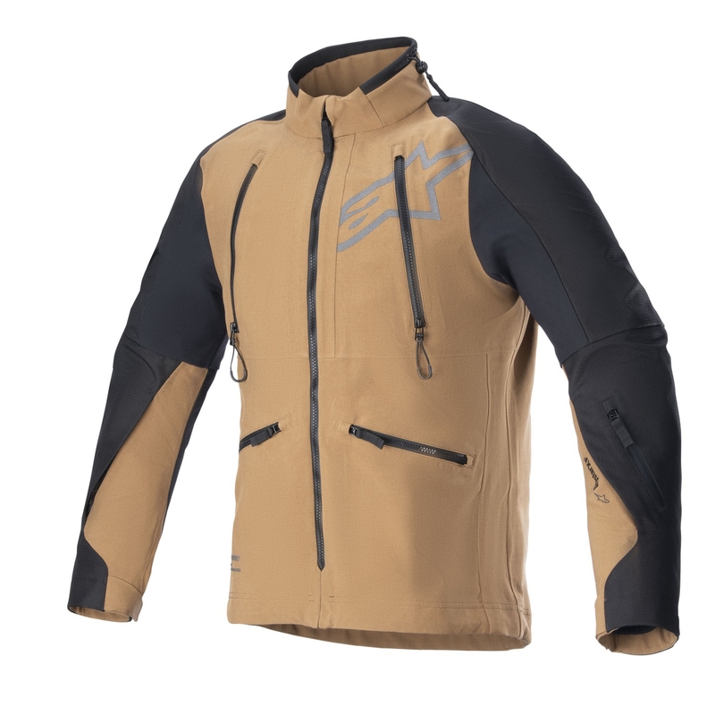 Kurtka motocyklowa Alpinestars Hyde XT Drystar XF w kolorze piaskowo-czarnym