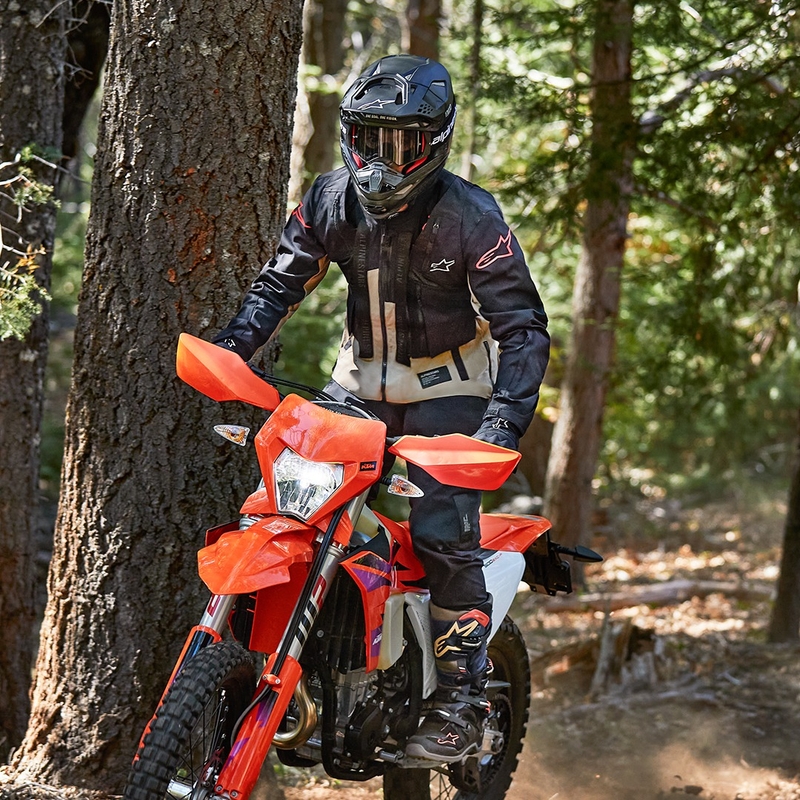 Kurtka motocyklowa Alpinestars Techdura czarno-odblaskowa