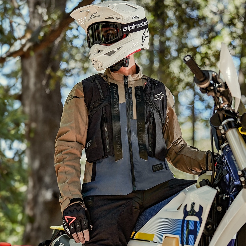 Kurtka motocyklowa Alpinestars Techdura czarno-odblaskowa