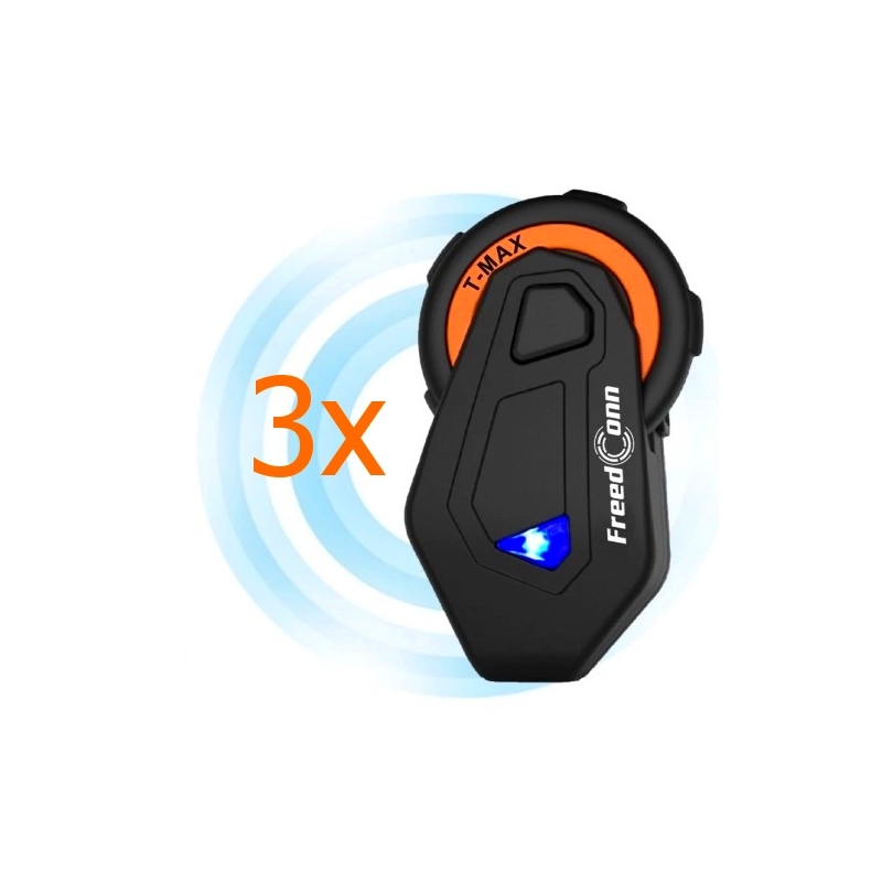 Zestaw 3 szt. Bluetooth Intercomu T-MAX