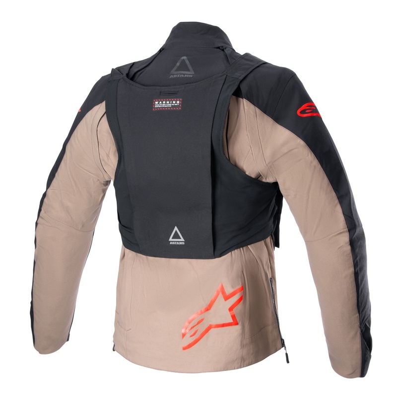 Kurtka motocyklowa Alpinestars Techdura czarno-brązowa