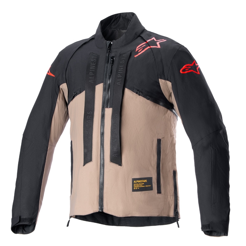 Kurtka motocyklowa Alpinestars Techdura czarno-brązowa