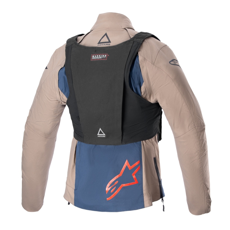 Kurtka motocyklowa Alpinestars Techdura w kolorze czarno-brązowo-granatowym