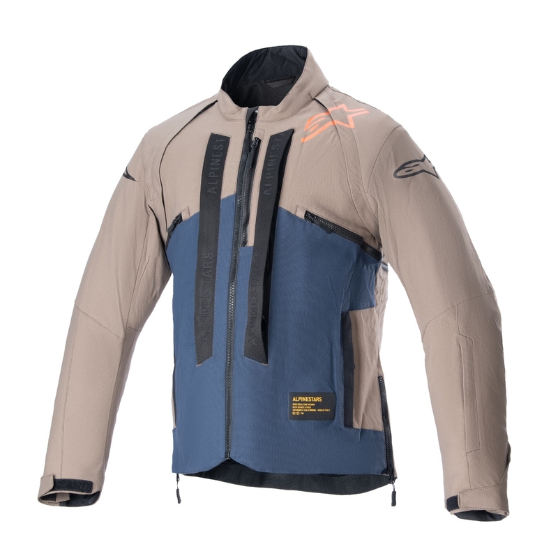 Kurtka motocyklowa Alpinestars Techdura w kolorze czarno-brązowo-granatowym