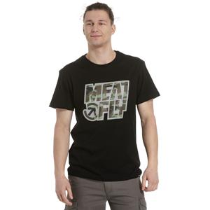 T-shirt męski Meatfly Repash czarny