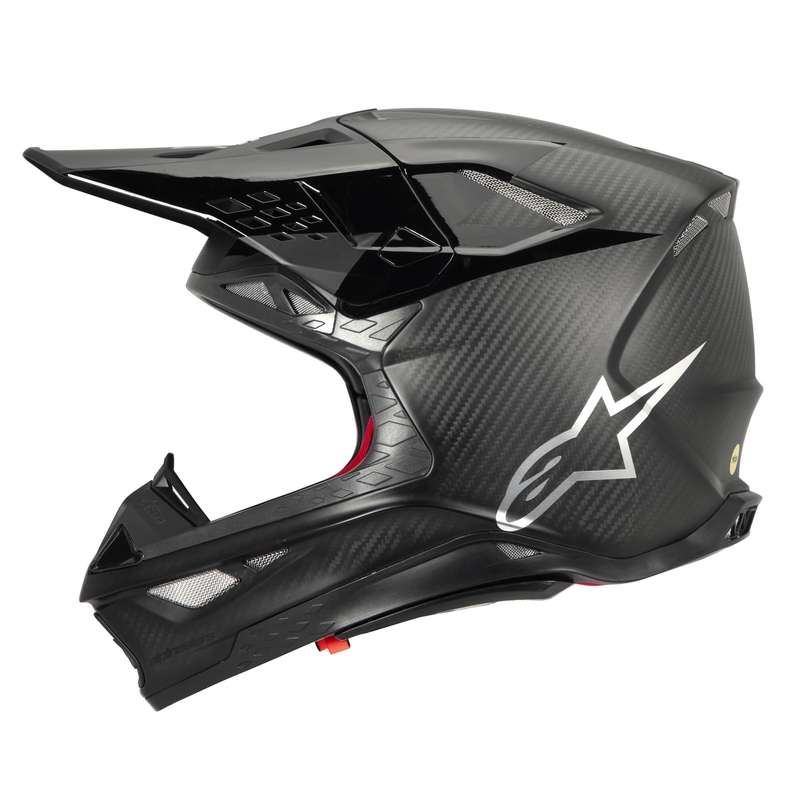 Kask motocrossowy Alpinestars Supertech S-M10 Fame błyszczący/matowy karbon