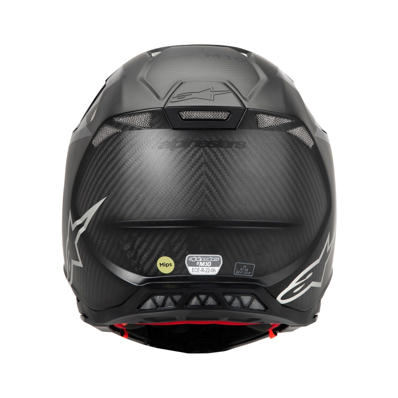 Kask motocrossowy Alpinestars Supertech S-M10 Fame błyszczący/matowy karbon