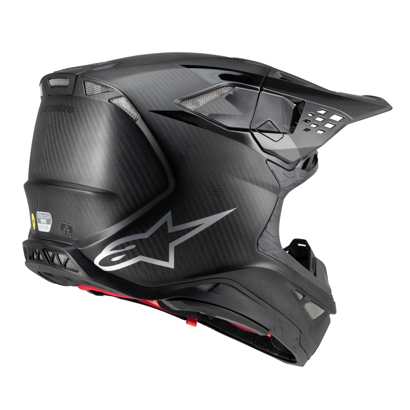 Kask motocrossowy Alpinestars Supertech S-M10 Fame błyszczący/matowy karbon