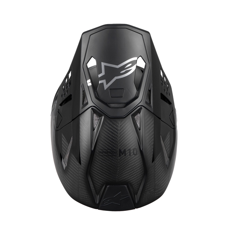 Kask motocrossowy Alpinestars Supertech S-M10 Fame błyszczący/matowy karbon