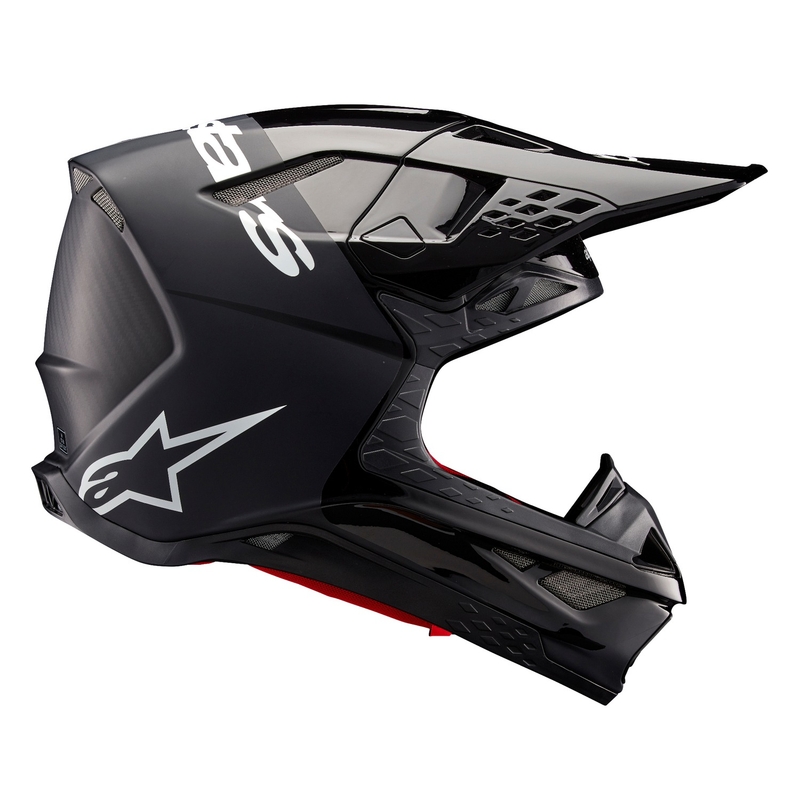 Kask motocrossowy Alpinestars Supertech S-M10 Flood czarno-ciemnoszary
