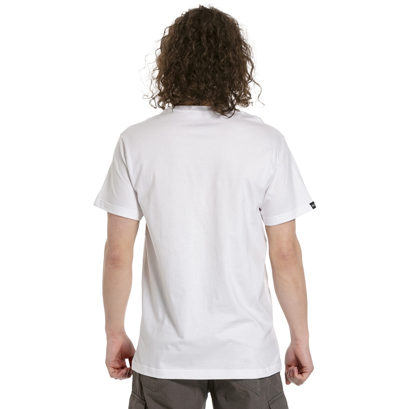 T-shirt męski Meatfly Repash biały