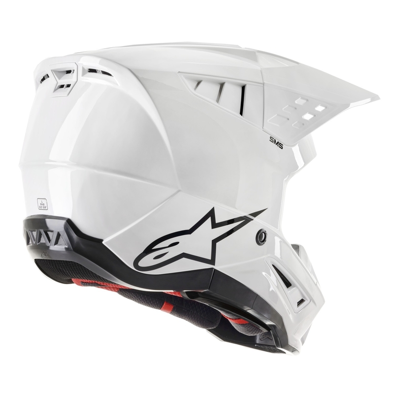 Kask motocrossowy Alpinestars S-M5 Solidny, biały