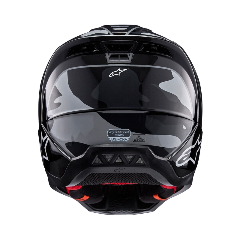 Kask motocrossowy Alpinestars S-M5 Rover 2 czarno-srebrny