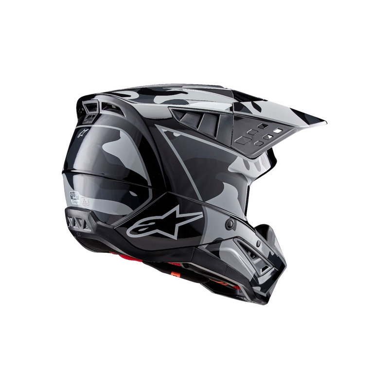 Kask motocrossowy Alpinestars S-M5 Rover 2 czarno-srebrny