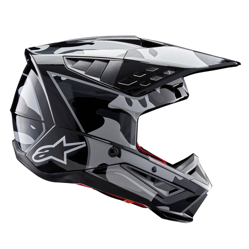 Kask motocrossowy Alpinestars S-M5 Rover 2 czarno-srebrny