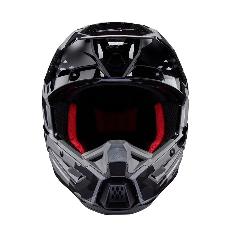 Kask motocrossowy Alpinestars S-M5 Rover 2 czarno-srebrny