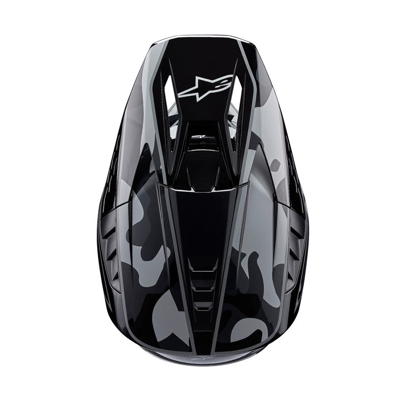 Kask motocrossowy Alpinestars S-M5 Rover 2 czarno-srebrny