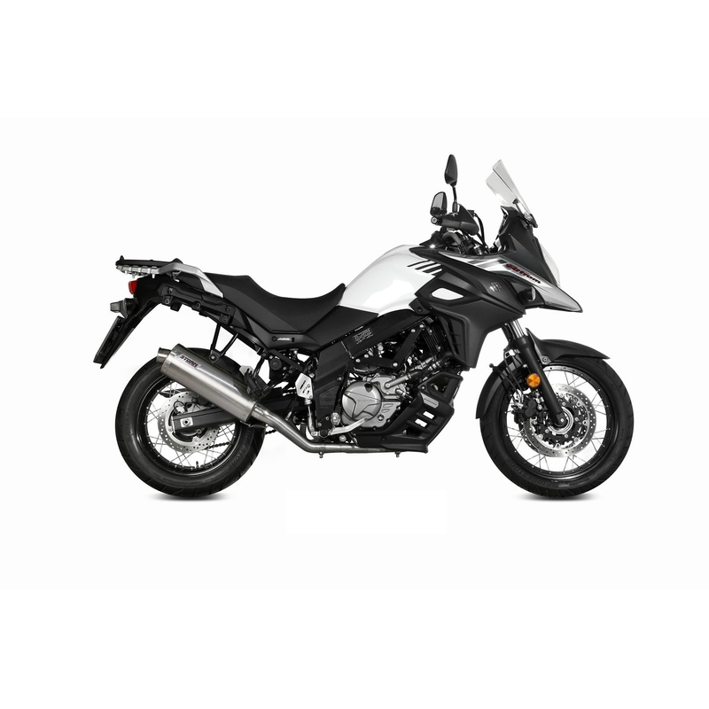 Silencer STORM OVAL Stainless Steel for SUZUKI DL 650 V-STROM 2017-2024