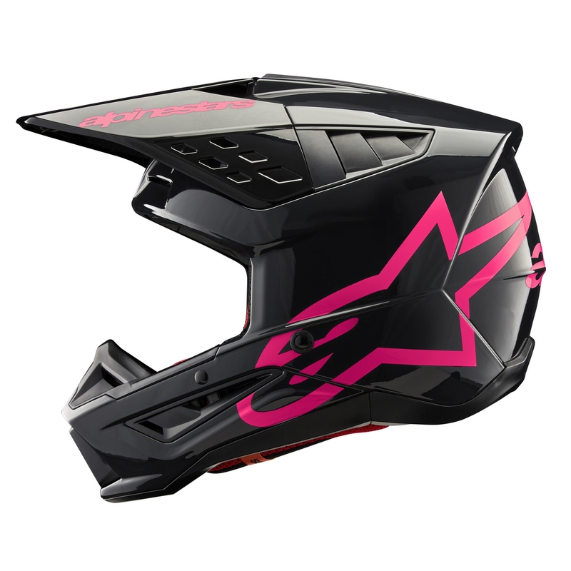 Kask motocrossowy Alpinestars S-M5 Corp czarno-różowy
