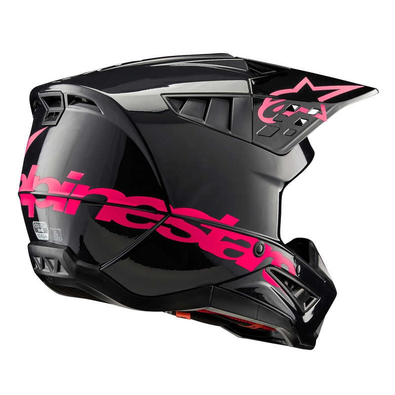 Kask motocrossowy Alpinestars S-M5 Corp czarno-różowy