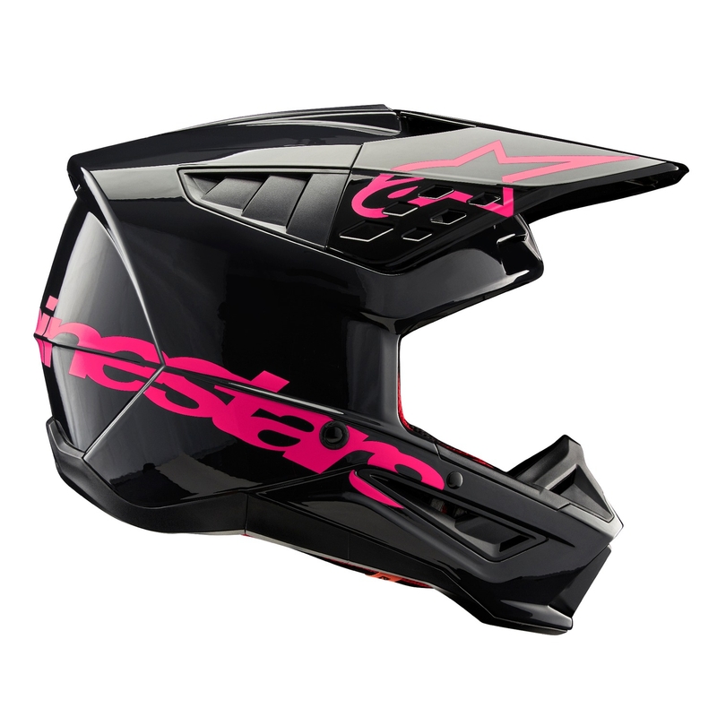 Kask motocrossowy Alpinestars S-M5 Corp czarno-różowy