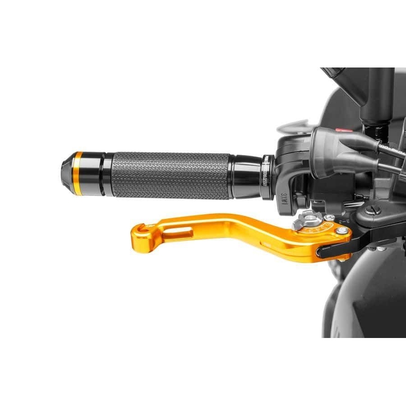 Brake lever without adapter PUIG short gold/silver