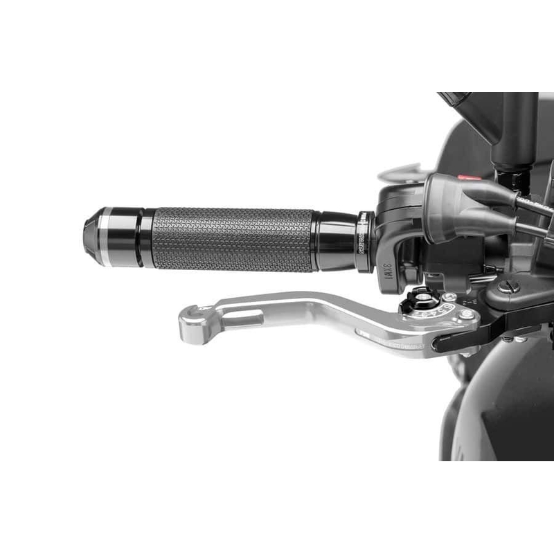 Brake lever without adapter PUIG short silver/black