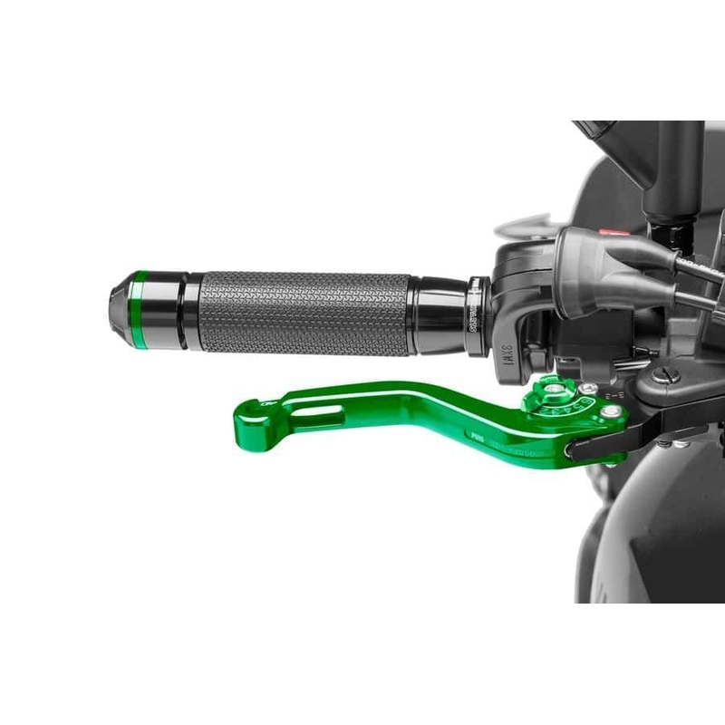 Brake lever without adapter PUIG short green/green