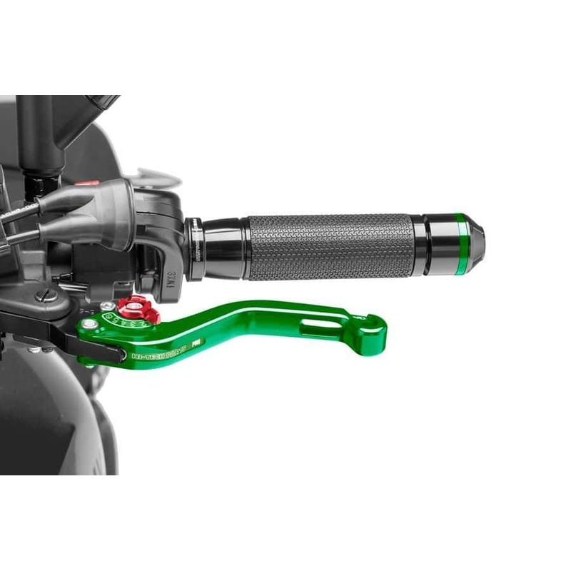 Clutch lever without adapter PUIG short green/red