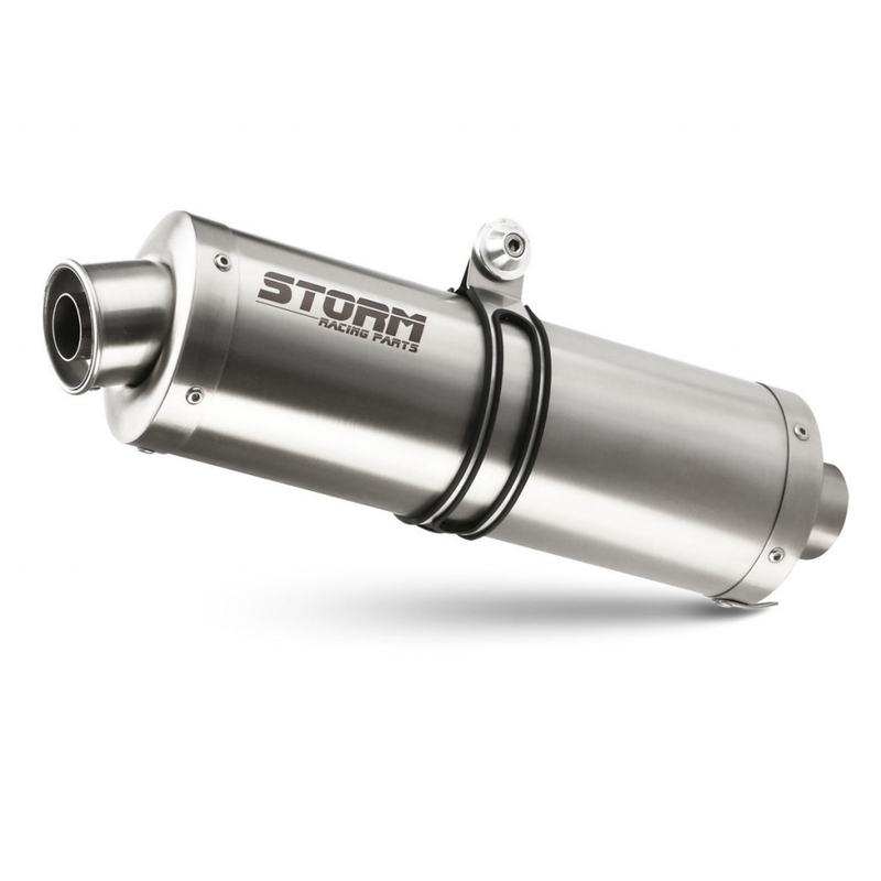 Silencer STORM OVAL Stainless Steel for YAMAHA XT 1200 Z Super Ténéré 2010-2021