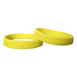 Bransoletka MotoZem CZ Jestem motocyklistą w kolorze fluo-żółtym