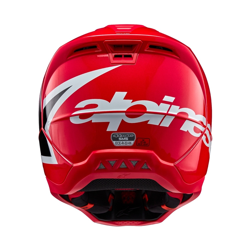 Kask motocrossowy Alpinestars S-M5 Corp czerwony