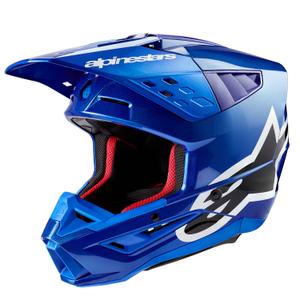Kask motocrossowy Alpinestars S-M5 Corp w kolorze niebieskim