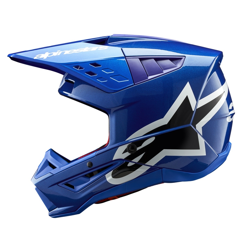 Kask motocrossowy Alpinestars S-M5 Corp w kolorze niebieskim